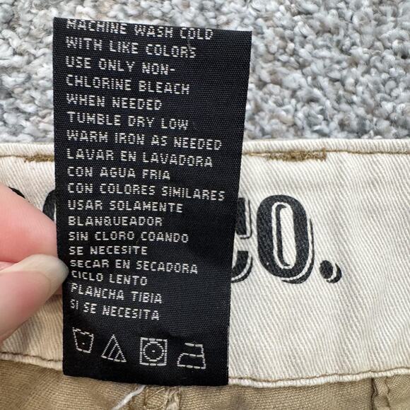 Iron Co Cargo Pants Mens 36x30 Tan Cotton Utility Pockets Straight Leg Outdoor - Picture 8 of 10